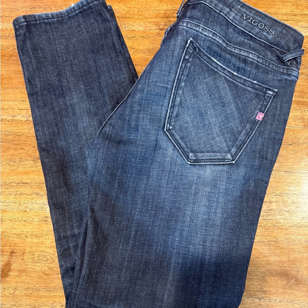 Vigoss Women's Dark Blue Straight Leg Jeans